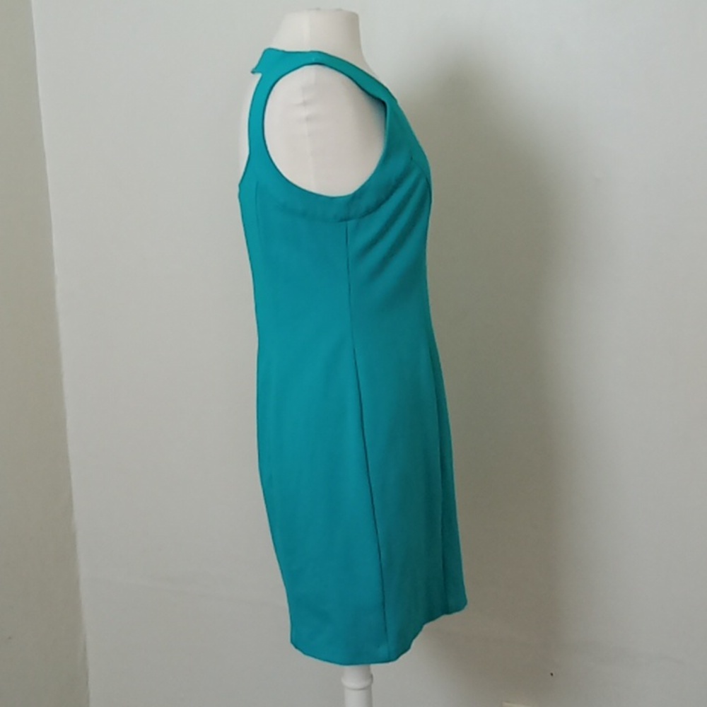 DKNY Blue Size 10 Body Conscious Sleeveless Partial Open Back Dress - Picture 5 of 13